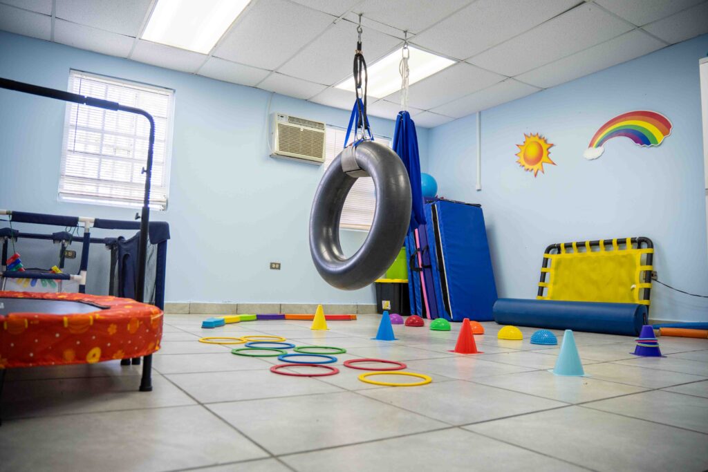 occupational therapy gym at the palmas academy